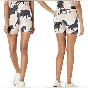 Beach Riot Bike Shorts (Taupe Horse) Women's Clothing Sz. M Athleisure